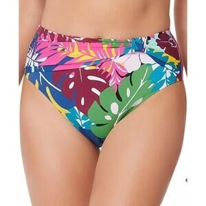 Bleu Rod Beattie On A Brighter Note Sarong Hipster Bottom 10 NWT